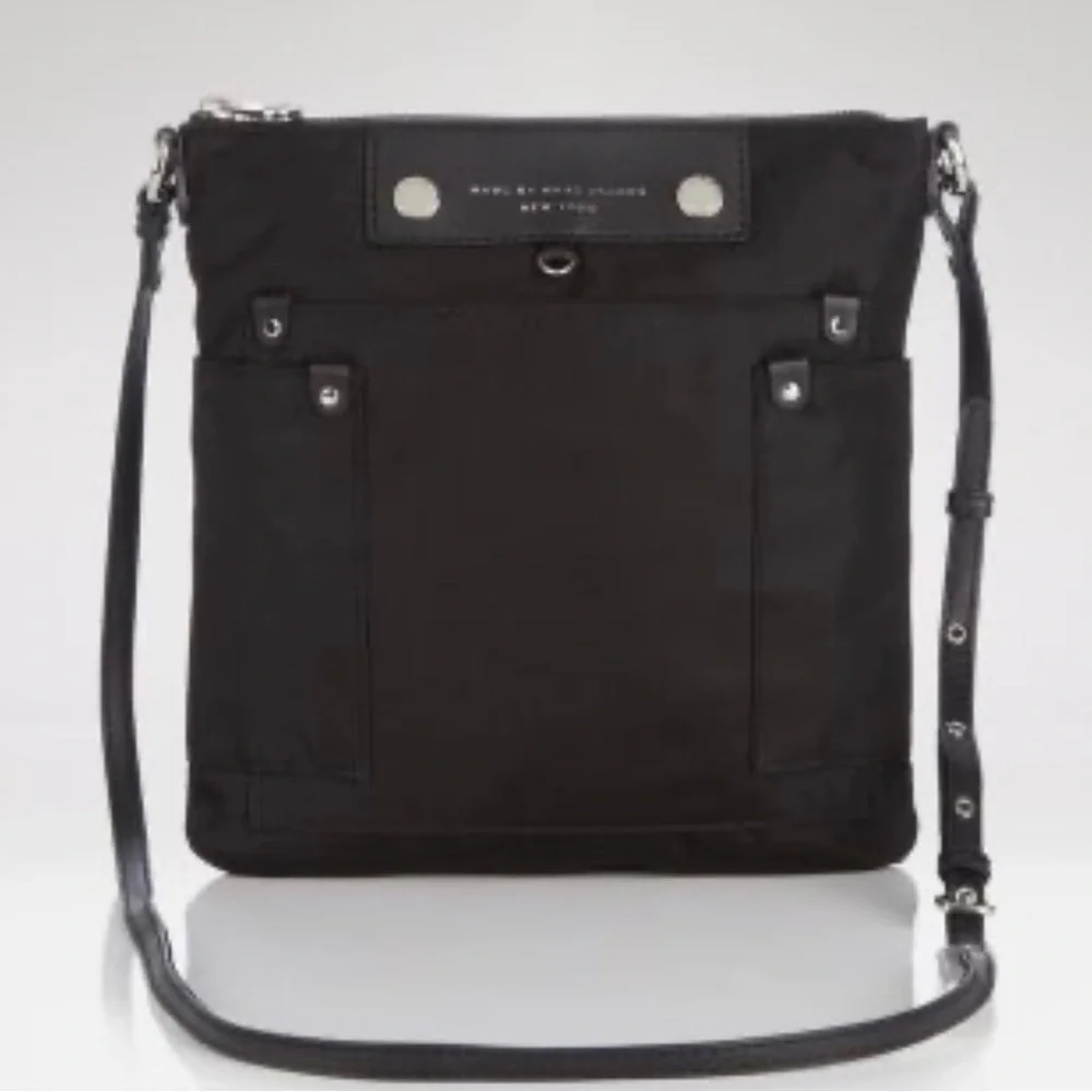 Marc By Marc Jacobs Black Nylon Crossbody purse